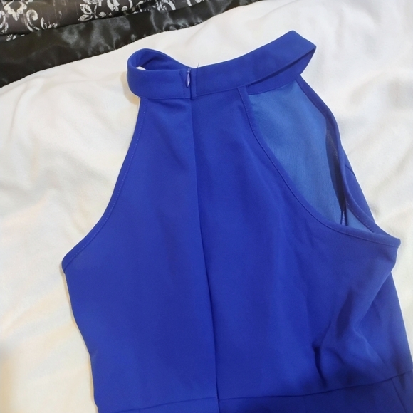 Elegant Royal Blue Maxi Dress - Picture 8 of 12